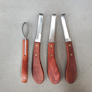 Domestic Horseshoe Knife Ring Knife Hoof Heart Knife Shoe Repair Knife Shoe Cutting Knife Aluminum Alloy Handle Repair Shoe