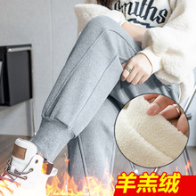 4XL孕妇打底裤冬季加绒加厚保暖棉裤冬天羊羔绒孕妇裤子秋冬外穿