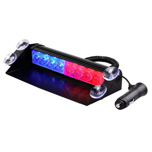 Suction cup flashing light 8 lights car front and rear windshield suction cup light shovel light LED flashing warning light