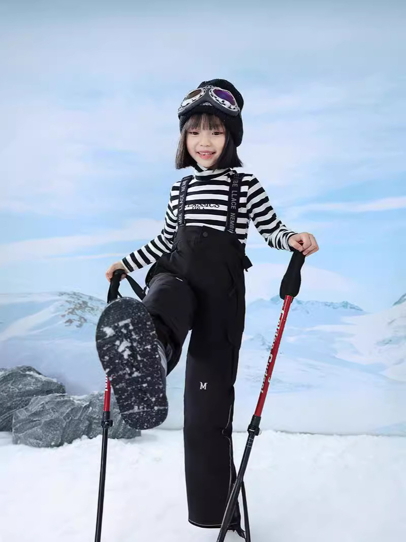 Children's winter trousers with down