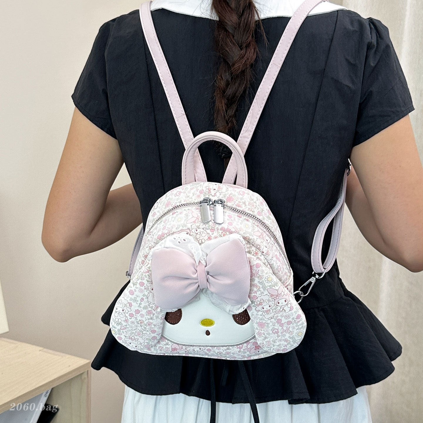 Mochila de estilo de dibujos animados nicho mochila de viaje universal mochila diaria 2026 gran capacidad nueva mujer linda