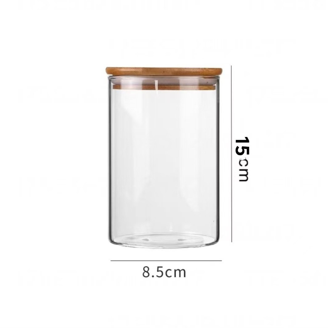 Caja de especias, botella de condimento, botella dividida, tanque de sellado de vidrio de alto silicio, tanque de almacenamiento, botella de condimento, botella de cocina doméstica