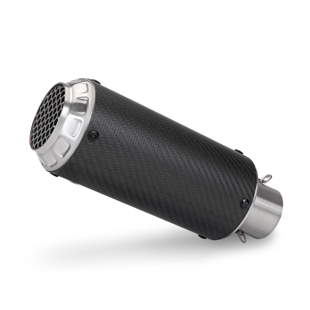 Motorcycle MT07 Z900 R3 MT09 modified exhaust pipe C28 small cylinder flower cover mesh tail section