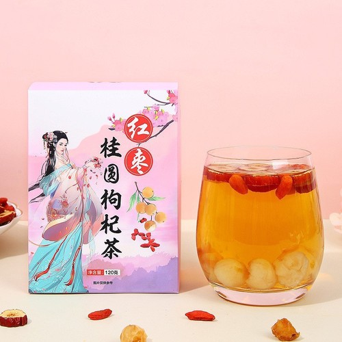 Manufacturer wholesale brown sugar ginger jujube tea rose longan red jujube wolfberry combination scented tea woman qi blood brown sugar ginger tea
