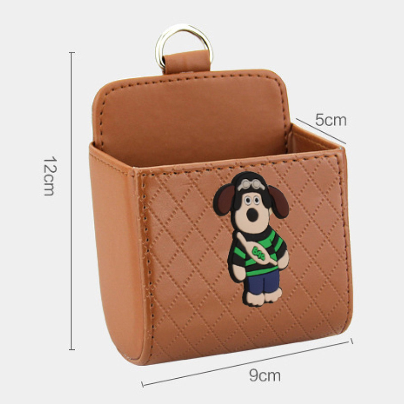 Bolsa de almacenamiento de salida de aire del automóvil bolsas de colgar de teléfonos móviles creativas Mary caja de almacenamiento de artículos para colgar almacenamiento
