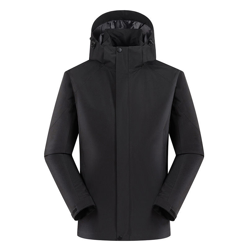 Otoño y invierno vestir de asalto personalizado mangas largas hombres y mujeres caminando campamento al aire libre a prueba de viento impermeable equipo chaqueta de trabajo