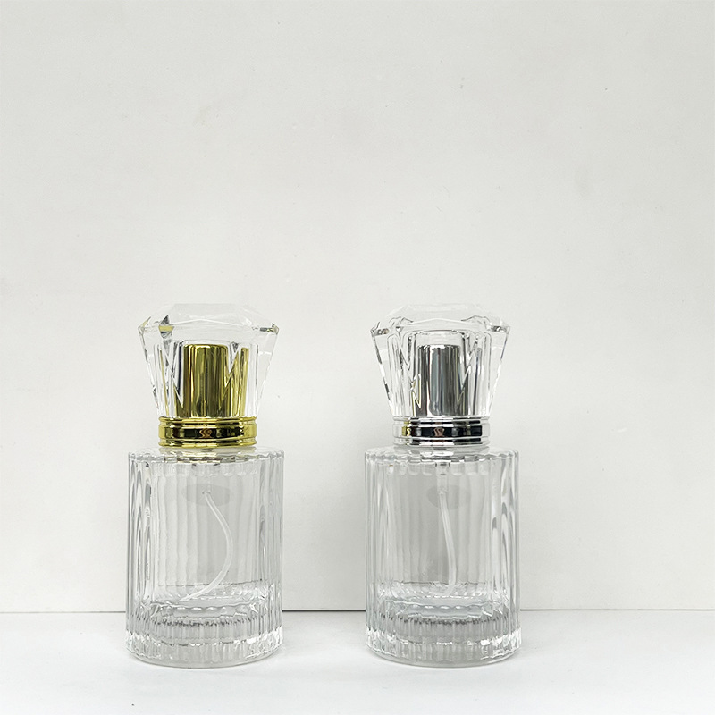 现货供应YY101-30ml-8圆形卡口香水玻璃瓶化妆品便捷喷雾分装空瓶