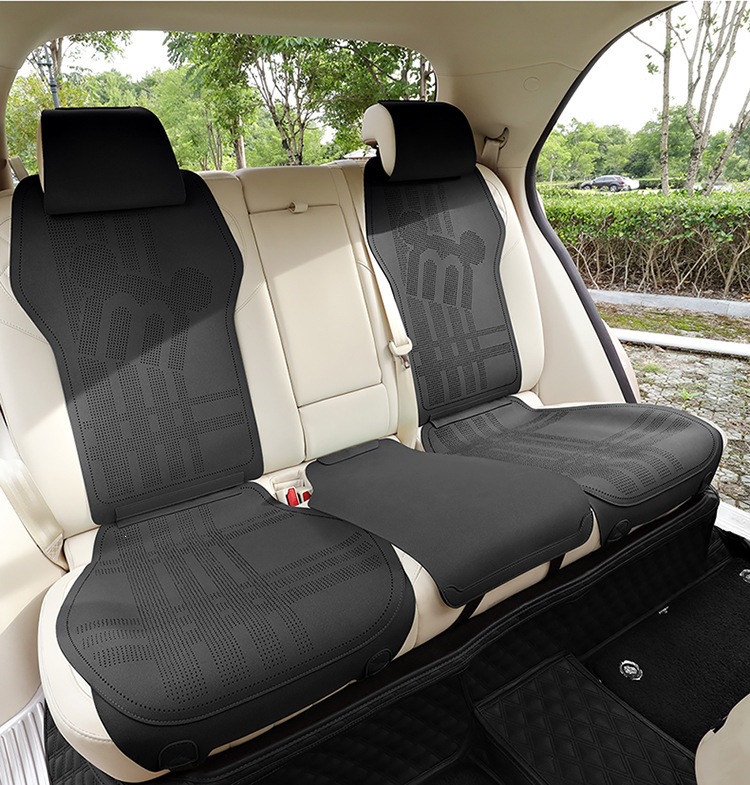 2026 new suede material saddle cushion car seat cushion all-season small waist seat cushion MA9