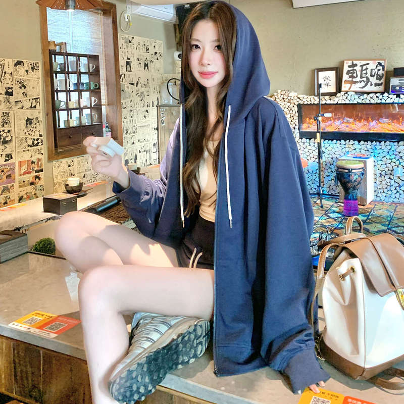 2025 New Summer Hooded Sweatshirt Jacket for Women, Loose Casual Sun Protection Cardigan, Unique and Super Nice Single Top