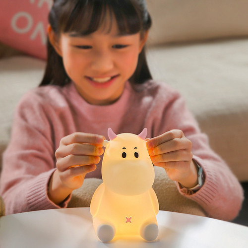 Colorful Silica Silicone Lamp Paipa Induction USB Charging Bedside Night Light Colorful Sleep Timed Breathing Lamp