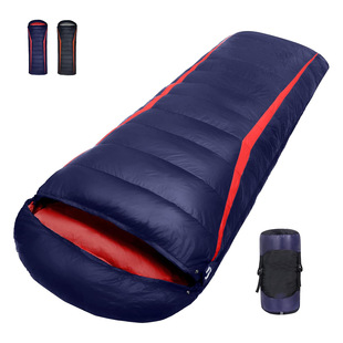 Factory Customizable down Adult Sleeping Bag Duck down Nylon Sleeping Bag Suitable for Extreme Cold Weather Camping and Mountaineering Below Zero