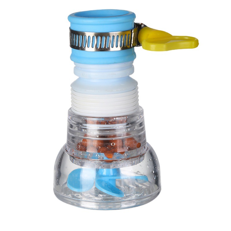 Hogar grifo de la cocina a prueba de salpicaduras cabeza boca alargada extensor filtro giratorio maifan piedra ducha
