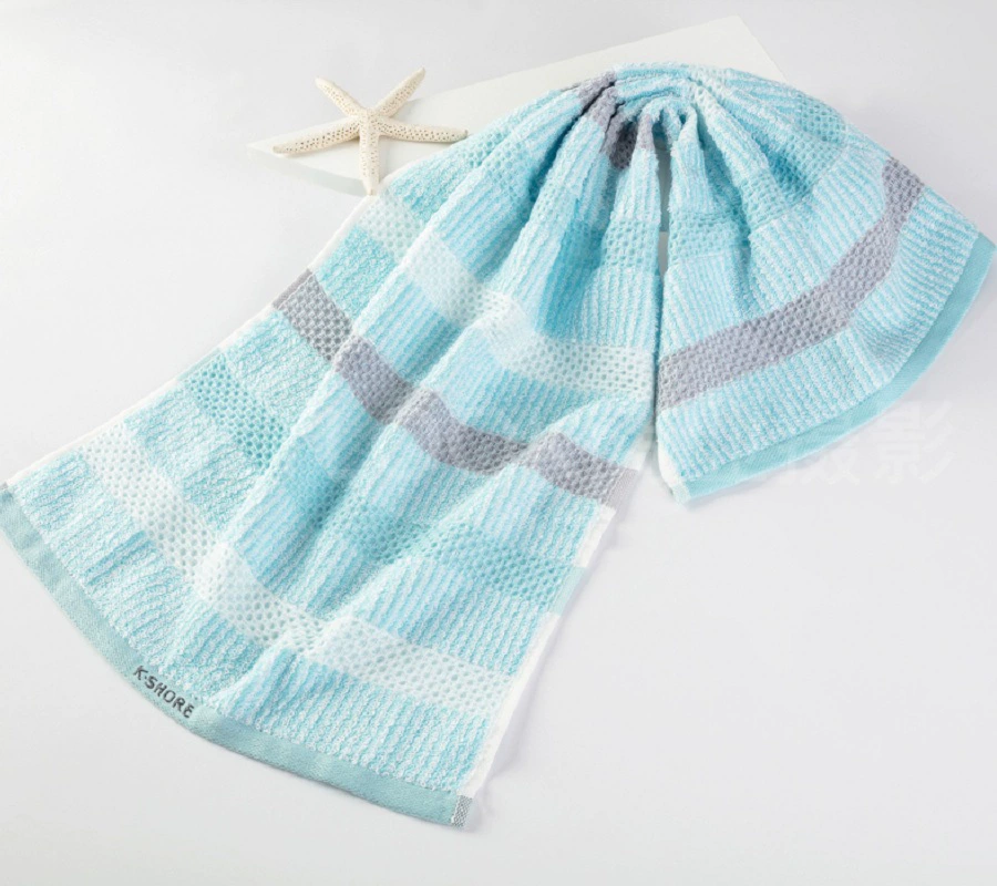 Cotton comfortable durable towel for home use for face washing, direct factory sales