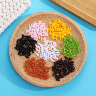 Pvc Artificial Grains Mini Rice Model Photography Photo Props DIY Decorative Handmade Food and Play Props