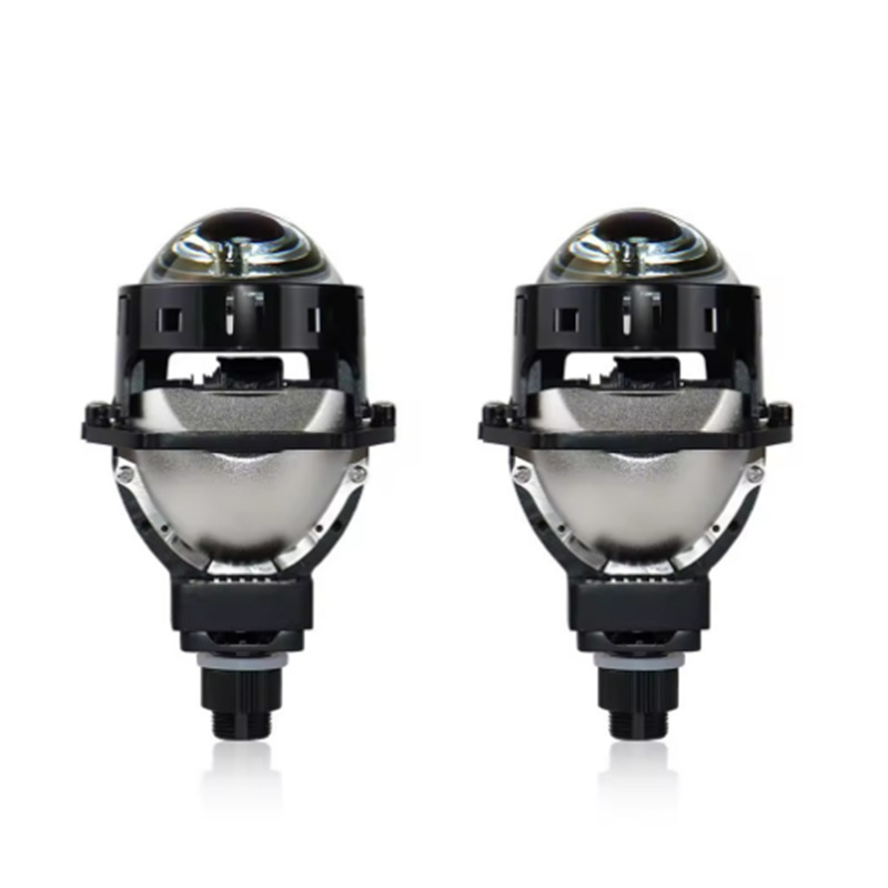 PL4 vidrio azul LED lente láser de doble luz actualización inteligente de arranque rápido súper brillante lente de automóvil faro