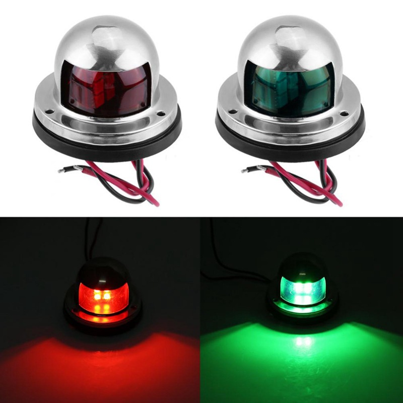 Speedland yacht stainless steel marine LED navigation light red and green signal light 12v side light MK-066
