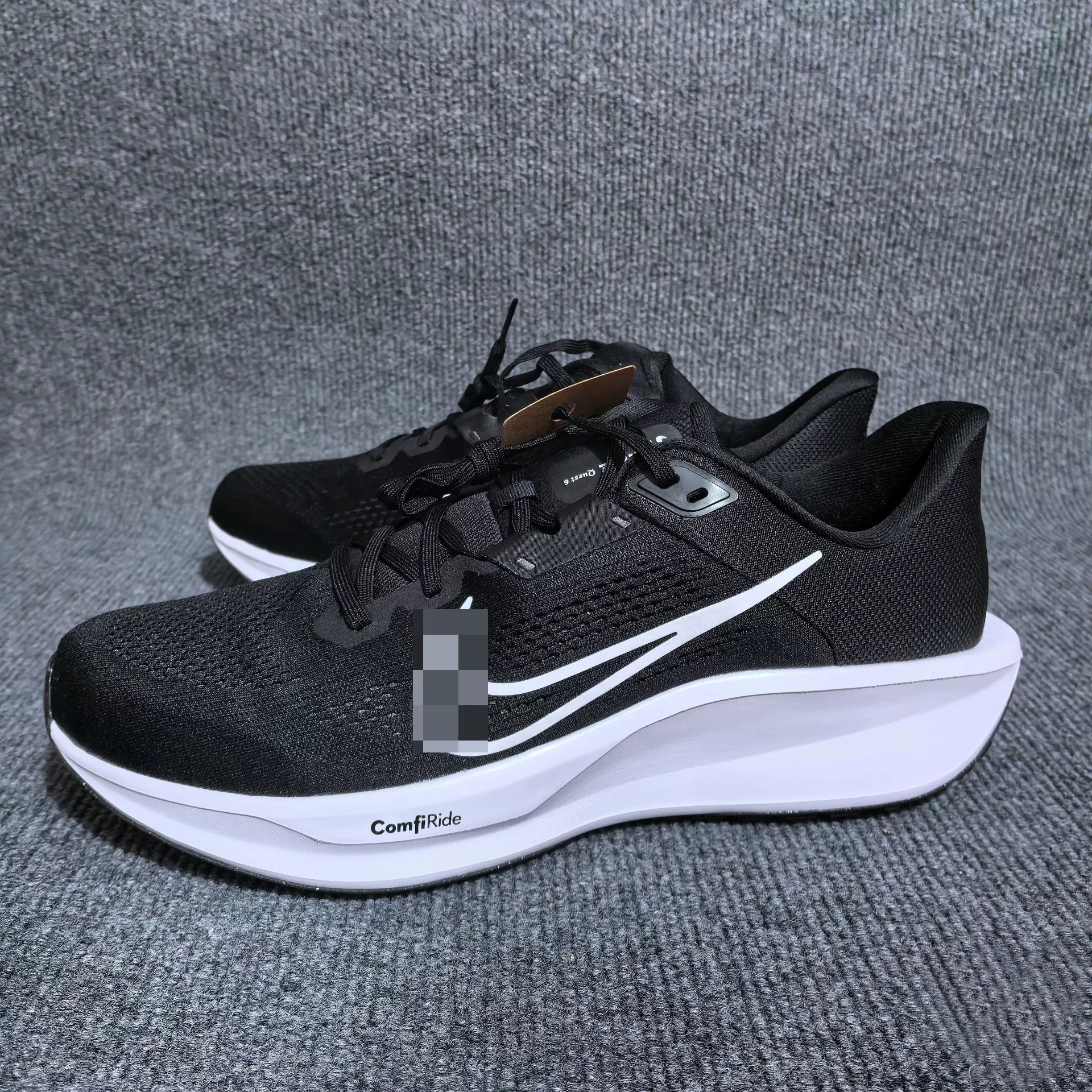 Putian Chunyuan Zoom Quest 6 Искатель 6 поколений сетчатой лапши низкий бот легкие дышащие спортивные кроссовки