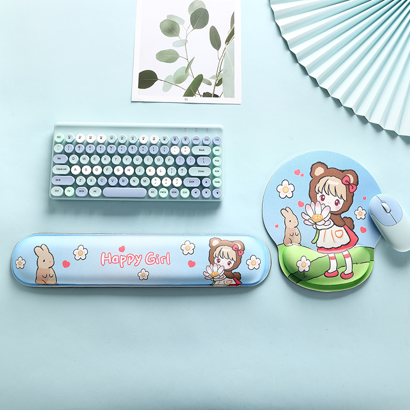 Alfombrillas de ratón transfronterizas, divertidas y variadas, reposamuñecas, alfombrillas de ratón de alta calidad con formas especiales, alfombrillas de ratón de dibujos animados para hombres y mujeres