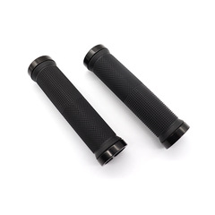 Bicycle handlebar cover, mountain bike handlebar aluminum dual lock handle grip cover, dead fly single-speed bike anti-slip handlebar rubber