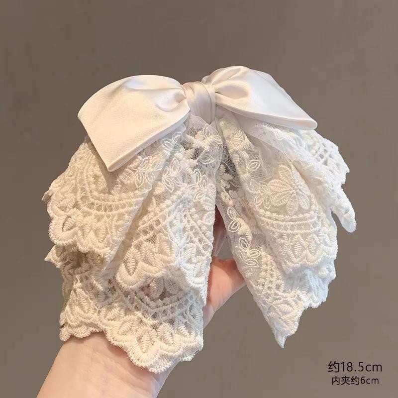 【Ruosi】Korean and Japanese Style Ponytail Clip for Girls, Fashionable French Side Clip Hairpin, Fairy-Like Hair Accessory, Trendy Influencer Style