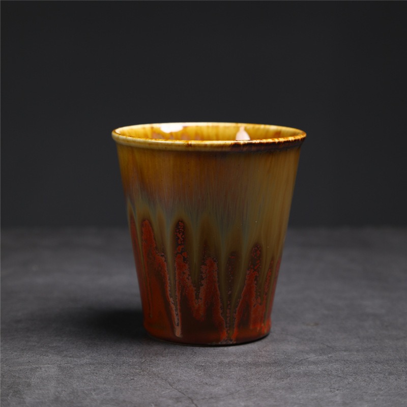 423-F 콜라컵(손잡이 없음)(가마에서 갈색으로 변함) 230ml