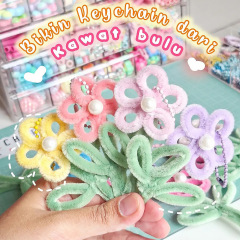 6mm加密不掉毛diy花束毛绒条 儿童手工制作玩具扭扭棒材料包配件