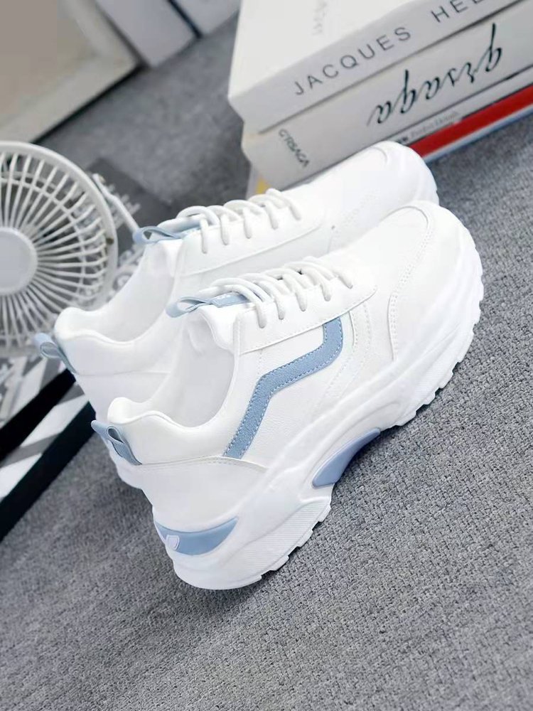 Chaussures en cuir Chaussures de tennis Baskets Semelle en caoutchouc Mesh Chaussures légères_voghion.com