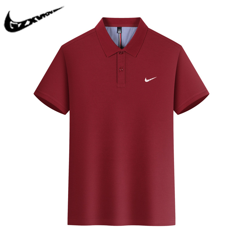 Group Purchase Work Clothes 2025 Quality Men's Short-Sleeved 65 Cotton Antibacterial New Summer Pure Color Polo Shirt Men's Tops