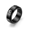 Fashionable ring engraved stainless steel, accessory, simple and elegant design