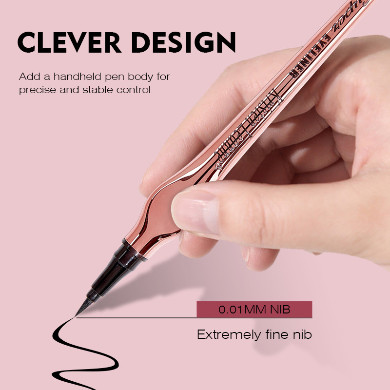 KRISTEN LEANNE Melnā tehnoloģija ir viegli satverama un ērti lietojama. Matēta. Neviegli izsmērējas. Ļoti plāna acu zīmuļa pildspalva._voghion.com