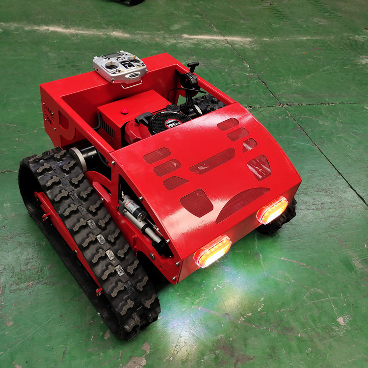 果园杂草割草机  可远程遥控操作的电动割草机 绿化带草坪修剪机