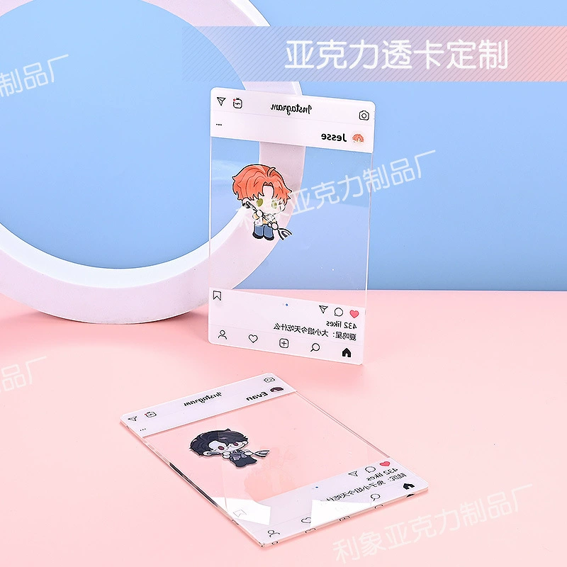 Аcrylic cartoon double-sided photo frame for elementary school students, custom-made, Birthday gift