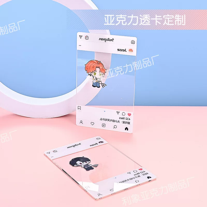 Аcrylic cartoon double-sided photo frame for elementary school students, custom-made, Birthday gift