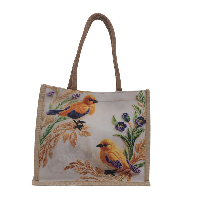 Bolsas de mujer de alta capacidad de alta calidad coreana de algodón y cáñamo, bolsas de mano de hombro de nuevo estilo de moda para viajar al trabajo