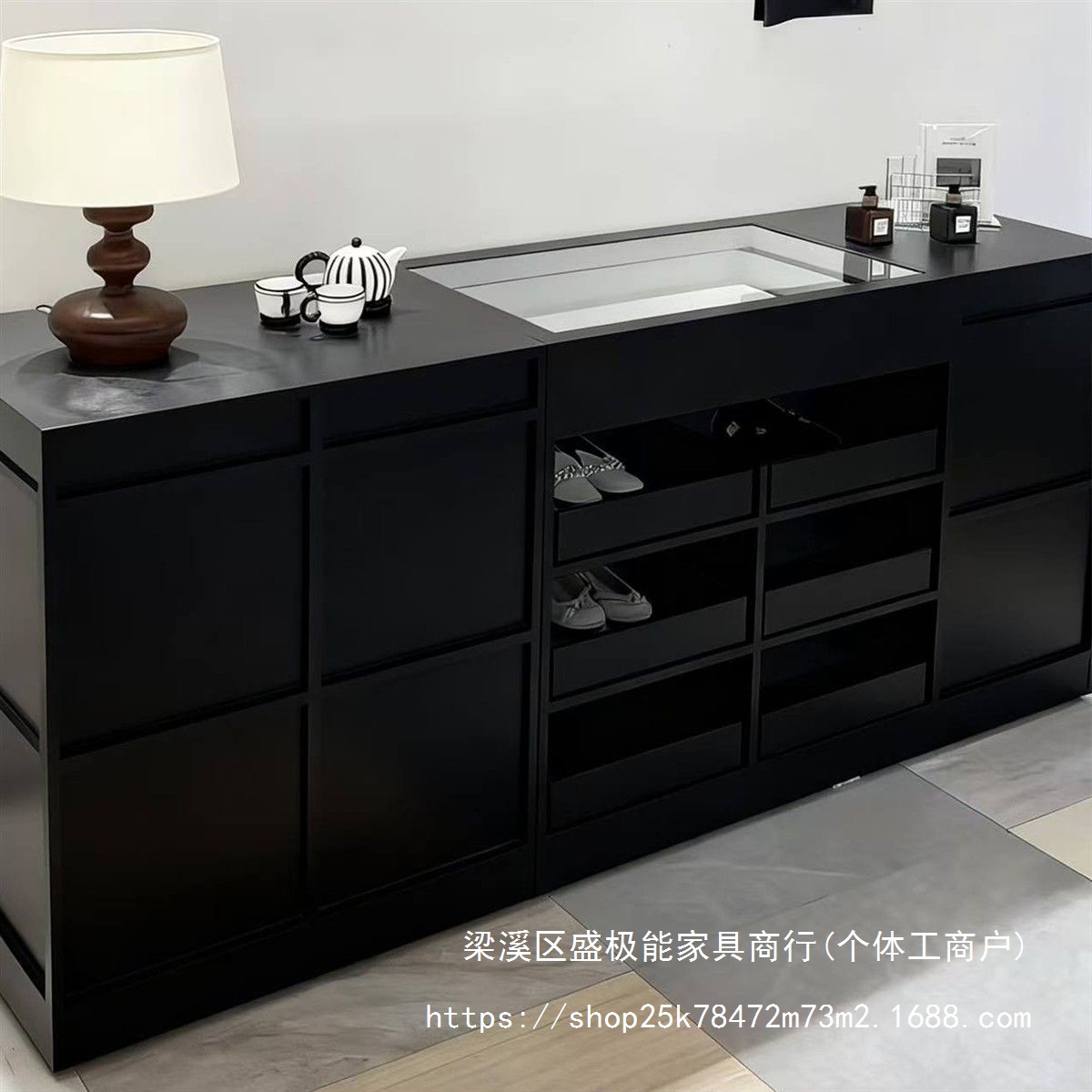 SJN女装服装店收银台中岛吧台储物柜烤漆装饰品柜摆件陈列展示台