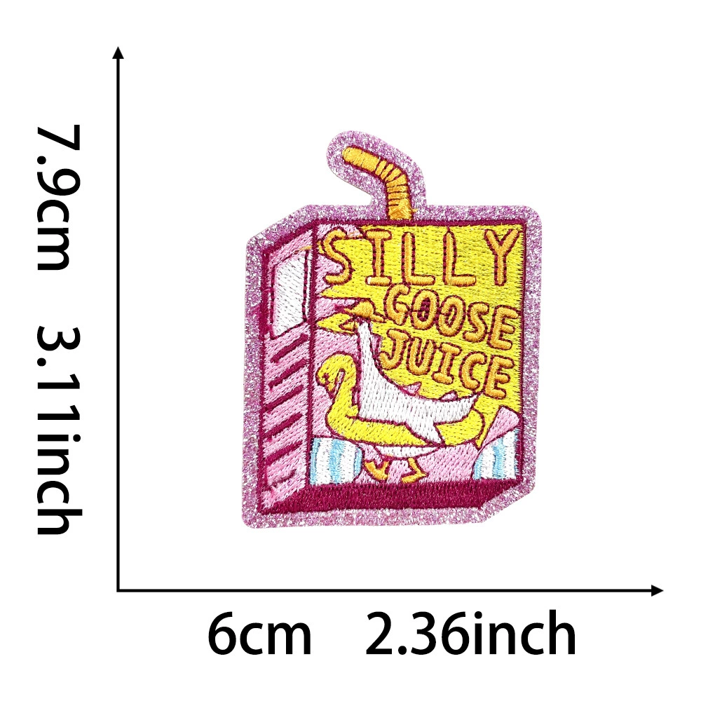 Embroidered Patch Set — Summer Beach & Surf Motifs, Assorted Designs, 6.3×5.1 cm
