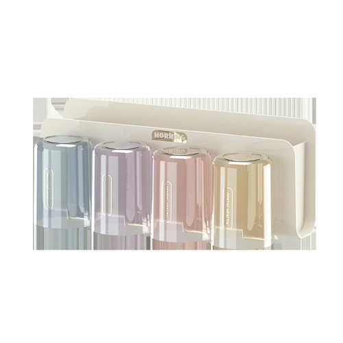 Toothbrush holder and toothbrush stand without drilling, toothbrush holder, e-commerce storage, plastic household storage rack, toothbrush holder set