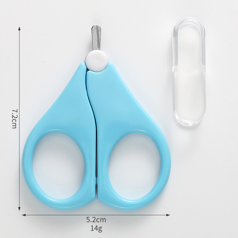 인기 있는 파란색 아기 가위