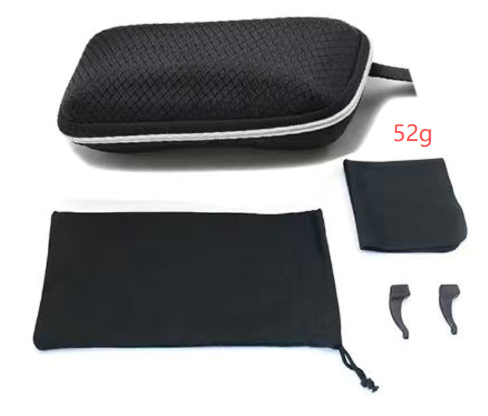 Lens cloth, lens bag, non-slip foot cover, eva diamond-shaped square zipper box