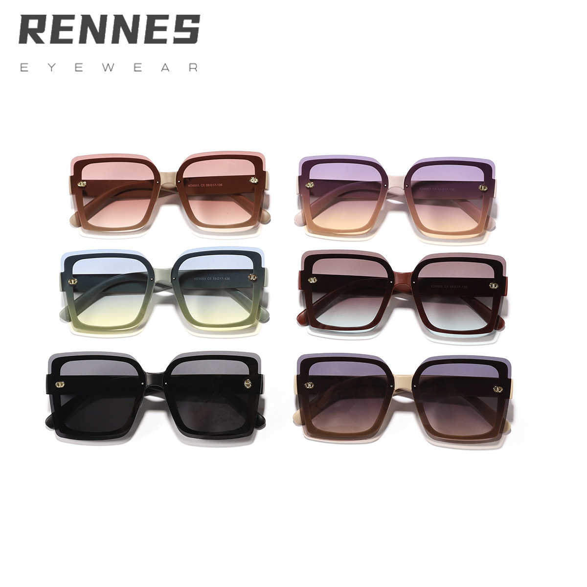 Gafas de sol atmosféricas y cómodas, viajes de moda, productos elegantes, gafas de sol nobles magníficas, conductor deportivo, ultravioleta 7702