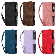 适用iPhone17手机皮套梦幻九卡苹果16插卡保护壳S25斜跨A16谷歌10