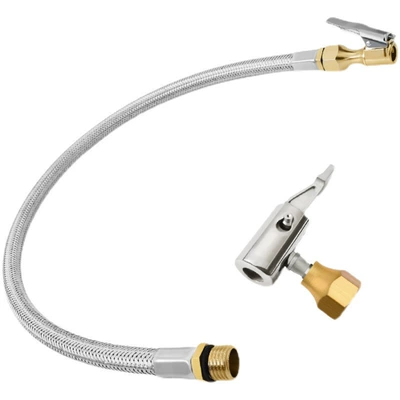Air pressure gauge/tire pressure gauge: Tire pressure gun, inflation hose, air