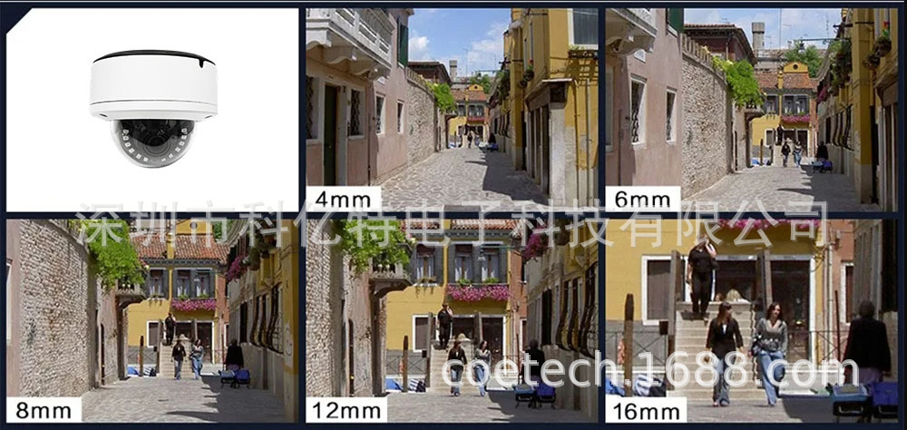 4K 8MP IP-Kamera Icsee Decken-Dome Metall wasserdicht
