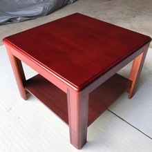 新中式大茶几餐桌两用家用实木茶桌现代创意茶台简易办公茶几方w&