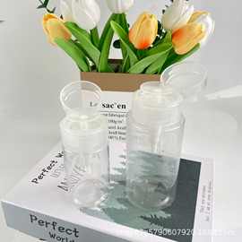 美甲按压取液瓶卸甲水酒精专用塑料清洁液爽肤水多规格大容量分装