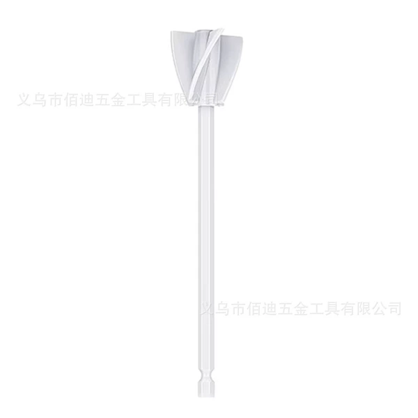 White mixing stick