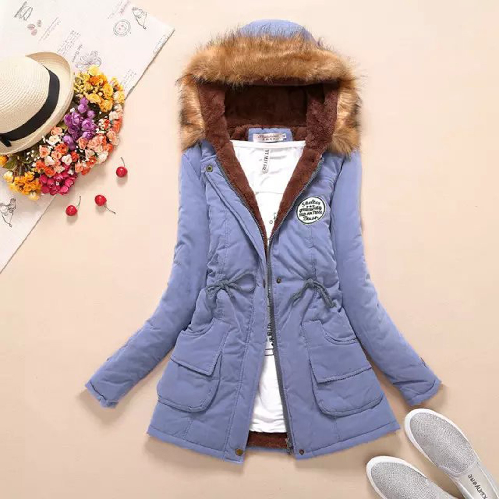 Chaqueta de invierno de gran tamaño para mujer – abrigo cálido y elegante de temporada