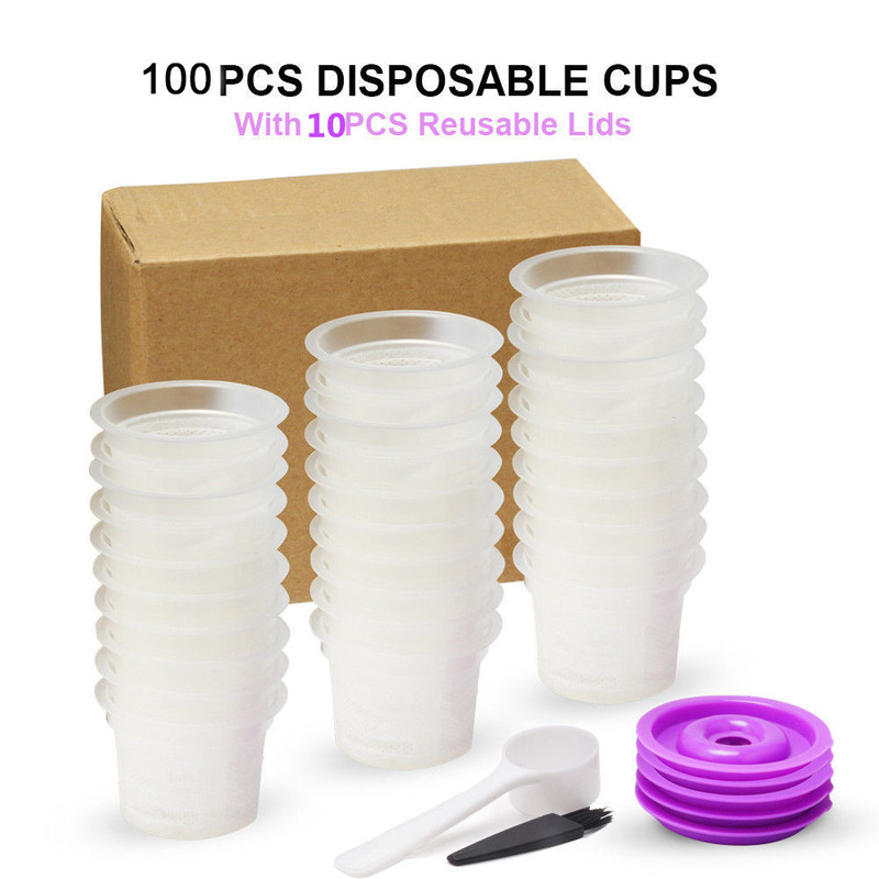 Compatible Keurig coffee machine reusable lid non-woven K cup disposable K cup coffee filter Compatible Keurig coffee machine reusable lid non-woven K cup disposable K cup coffee filter