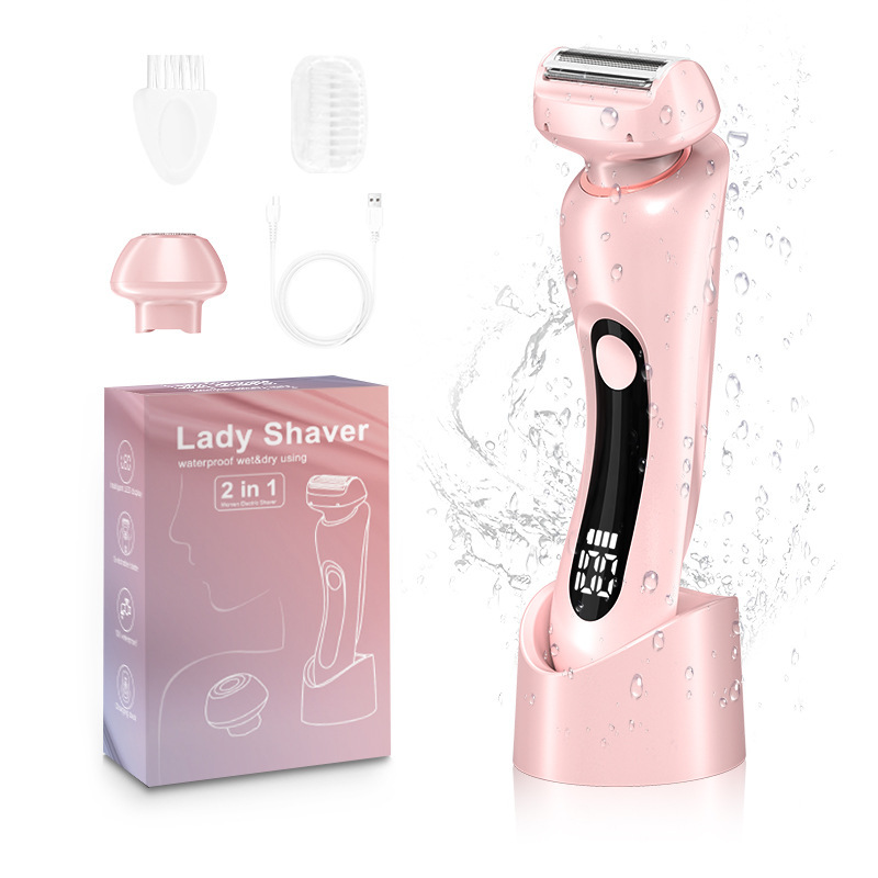 工場の新しい女性用シェーバー、陰部シェーバー、脱毛器、脇毛と陰毛トリマー、電動双頭シェーバー|undefined