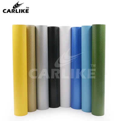 black three-dimensional carbon fiber sticker, Automotive Film